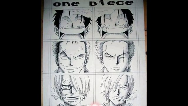 ✎ Tutorial: Luffy, Zoro, Sanji & Usopp (alt+neu) zeichnen [Deutsch] [HD]