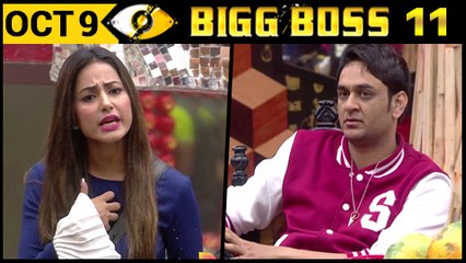 Vikas Gupta & Hina Khan FIGHT Because Of Shilpa Bigg Boss 11 October 9th 2017 | Day 8 Episode Update