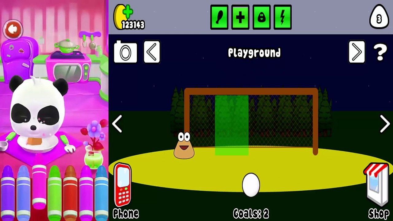 Baby Learn Colors with My Talking Tom, Angela Pou & Baby Panda | Kids Colour Reion Video