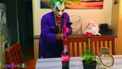 Frozen Elsa EATING Ariel Mermaid?! w/ Spiderman, Pink Spidergirl, Joker Prank, Hulk & Candy 2016 4k