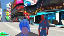 SPIDERMAN COLORS Disney Cars Lightning McQueen Colors Fun Party Nursery Rhymes Songs with Superhero