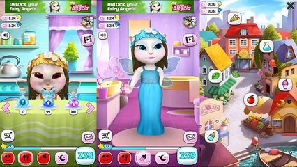 My talking angela Fairy Level 239 Vs Level 240 Vs Level 241/Gameplay great makeover for Kid #67