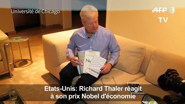 Richard Thaler réagit à son prix Nobel d'économie