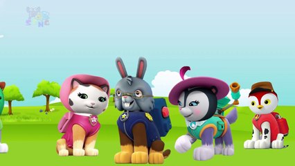 Paw Patrol Sheriff Callies Wild West Finger Family Nursery Rhymes For Children | A&E Channel