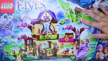 Lego Elves Green Earth Dragon The Secret Market Place Set Build Review - Kids Toys