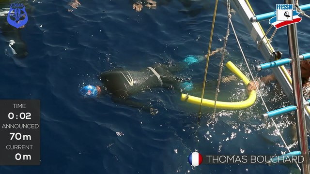 Thomas BOUCHARD - Championnats d'Europe d'Apnée 2017
