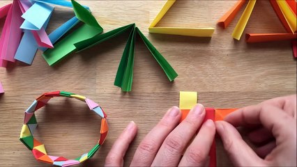 Kirigami Paper Bracelet How To