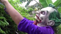 Coringa ataque nádegas congelado Elsa! Doutor Homem Aranha injeção corpo Elsa Spiderman em Portug