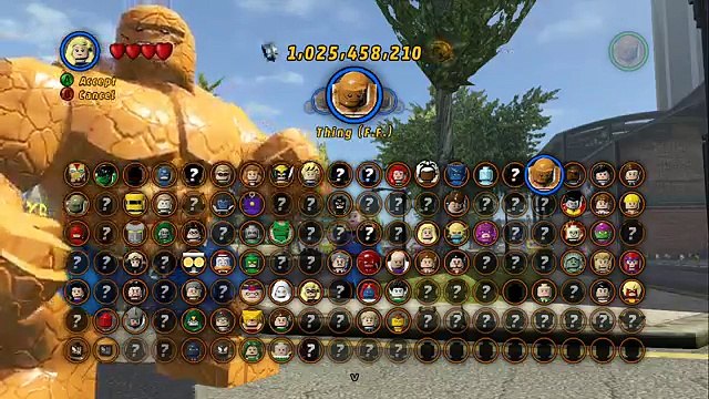 LEGO Marvel Super Heroes - Thing & Thing (Future Foundation) Free Roam Gameplay