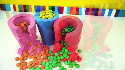 DIY How to make Mad Mattr Rainbow Candy M&Ms Kinetic Sand Candy Box