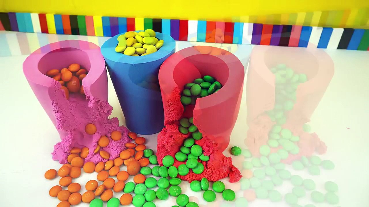 DIY How to make Mad Mattr Rainbow Candy M&Ms Kinetic Sand Candy Box