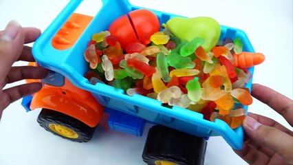 DIY Kinetic Sand Truck Learn Colors with Baby Watermelon Pool Children Song Finger Family Nursery