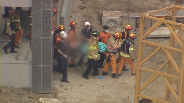 의정부 공사현장에서 타워크레인 넘어져... 3명 숨지고 2명 다쳐 / YTN