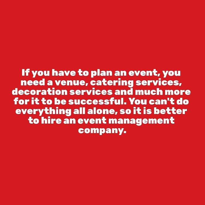 Benefits of Hiring an Event Management Company