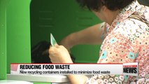 New recycling containers proved to be effective in cutting down food waste