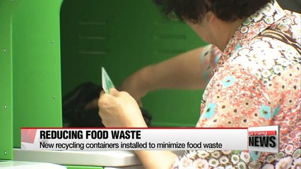 Video herunterladen: New recycling containers proved to be effective in cutting down food waste