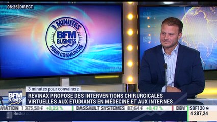 3 minutes pour convaincre: Chirurgie: "Revinax est un outil supplémentaire qui prouve son efficacité dans les études en centre de simulation", Maxime Ros - 10/10