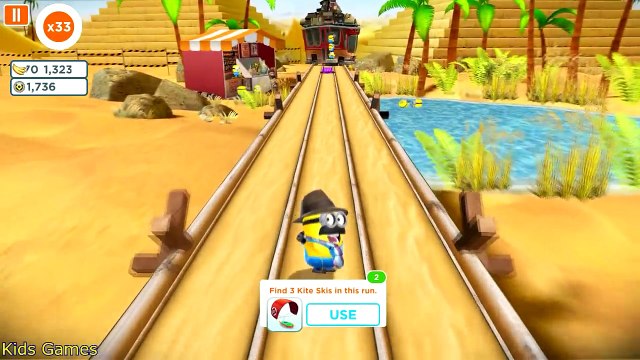 Despicable Me 2 : Minion Rush Family Vacation Cleopatra Evil Minion Egypt Pyramids Special Mission