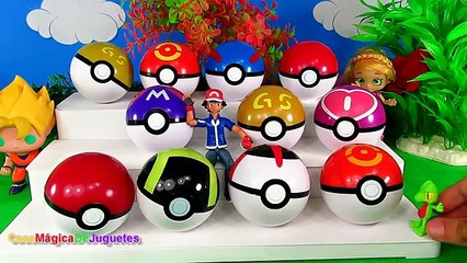 Pokebolas Sorpresa Pokémon Go Pokeballs o Pokebalas de Colores de Verdad con Pokémons