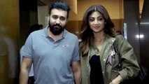 Shilpa Shetty With Her Husband Raj Kundra Spotted On A Movie Date At Juhu PVR