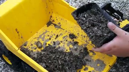 Tonka Toy Construction Trucks Working in Mud: Kid Playing with Toys Collection