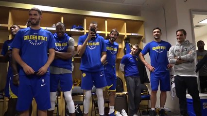 Quand les Warriors rencontrent Roger Federer