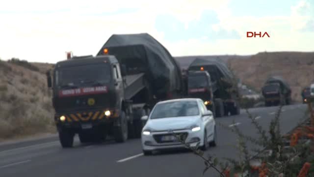 Gaziantep Suriye Sınırına Askeri Sevkiyat