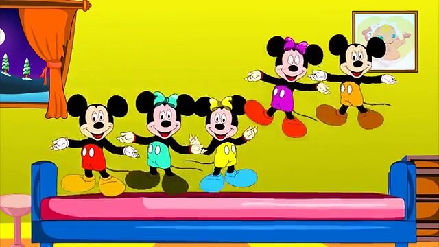 Mickey Mouse crying playing with cat toys finger family nursery rhymes for kids | Toys Fun
