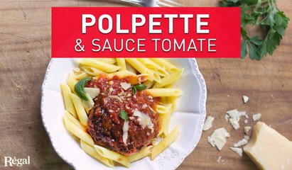 Boulettes de viande et sauce tomate | regal.fr