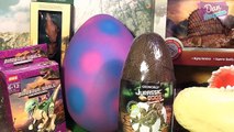 Et le plus grand dinosaure oeuf géant enfants ouverture jouet vidéo surprise indominus rex ultra t-rex