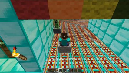 Endless Water Slide - Water Park - Minecraft