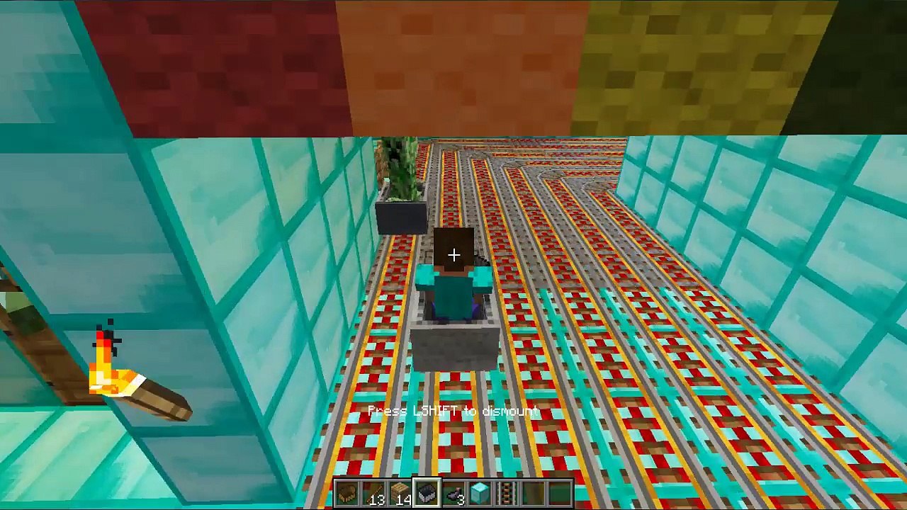 Endless Water Slide - Water Park - Minecraft