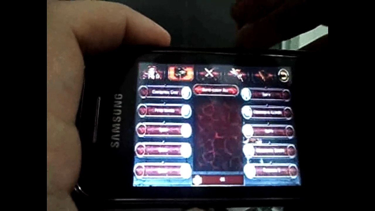 Dungeon Hunter sem 3DChainfire no Samsung Galaxy y GTS5360B