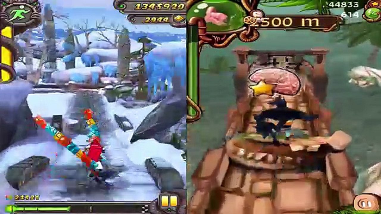 Temple Run 2 Vs Temple Zombie Run Epic Run Batman Zombie Compilation