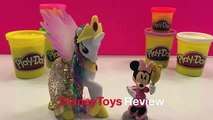 Play Doh Water Lily with Princess Celestia (My Little Pony Friendship is Magic) and Disney Minnie