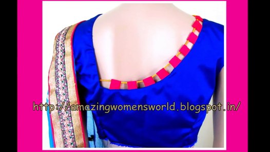 dress patch work neck designs