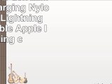 Flashstye 3 Pack 22M Phone Charging Nylon Braided Lightning to USB Cable Apple lightning
