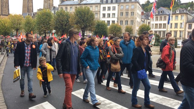 500 participants à la manif à Morlaix