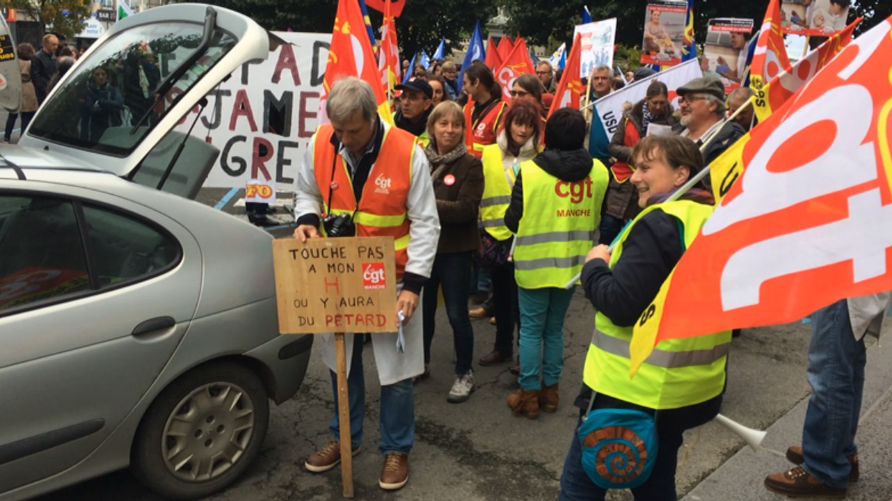Les manifestants font le tour des services publics