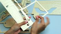 Have Fun Building Eiffel Tower Wooden Toy Together