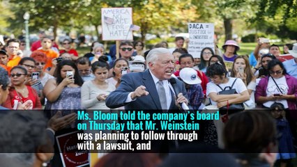 Harvey Weinstein Is Fired After Sexual Harassment Reports