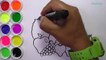 Dibujando y Coloreando Frutas Para Niños - Dibujos Para Niños / FunKeep