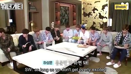 Wanna One Wanna City Ep 4 - Supper Game Cut -ENGSUB - WANNA-ONE