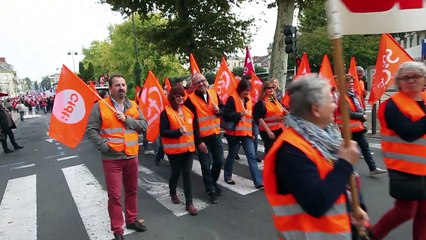 Périgueux : les fonctionnaires manifestent leur ras-le-bol