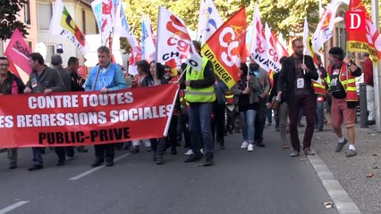 Manifestation en soutien de la fonction publique à Foix