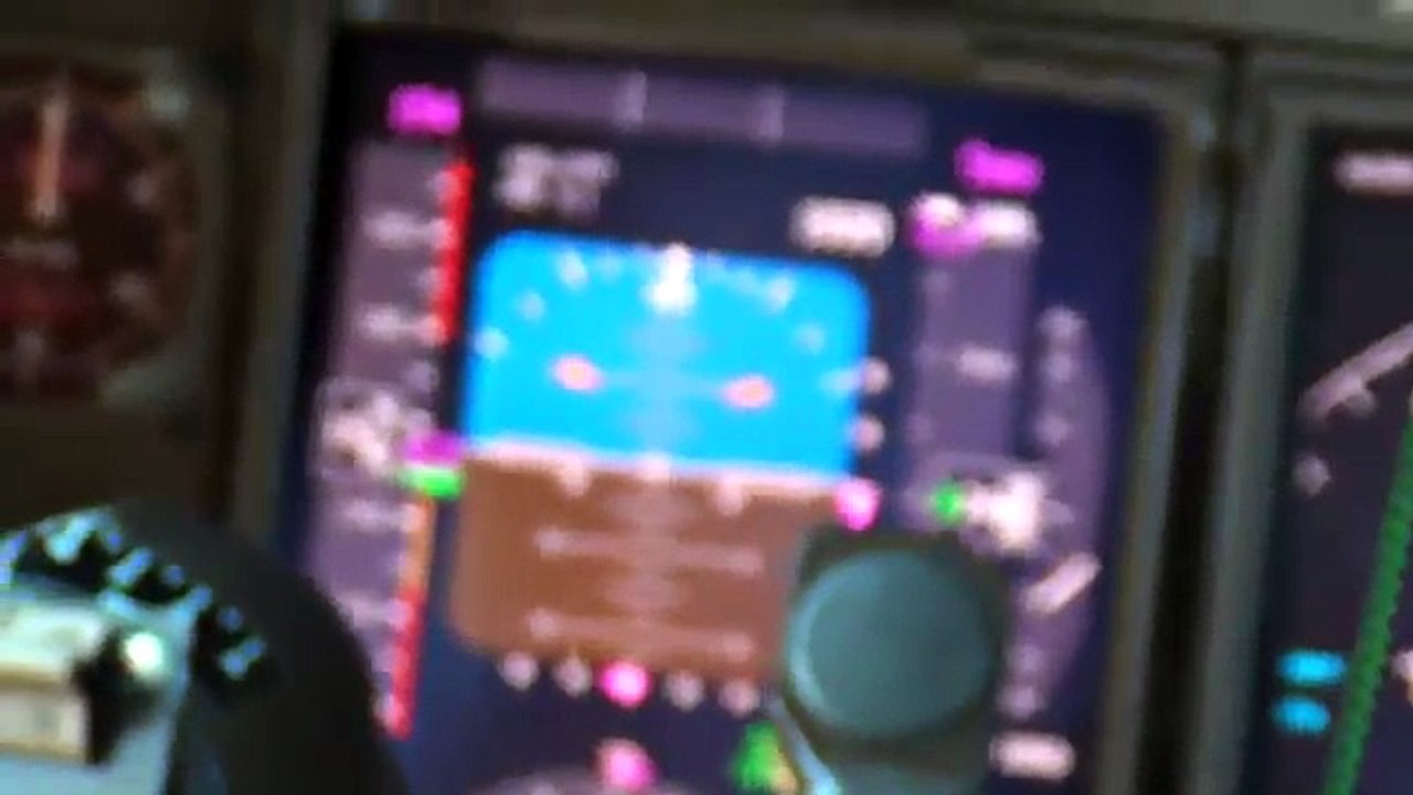 Boeing 747-400 Cockpit - Landing Santiago, RAW DATA ILS
