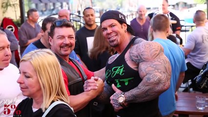 RICH PIANA WITH HIS MOM AT THE BODY & POWER REUNION - THE FIRST GYM I EVER JOINED- BILL CAMBRA
