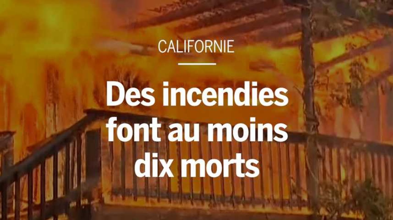En Californie, les images aériennes des incendies dévastateurs