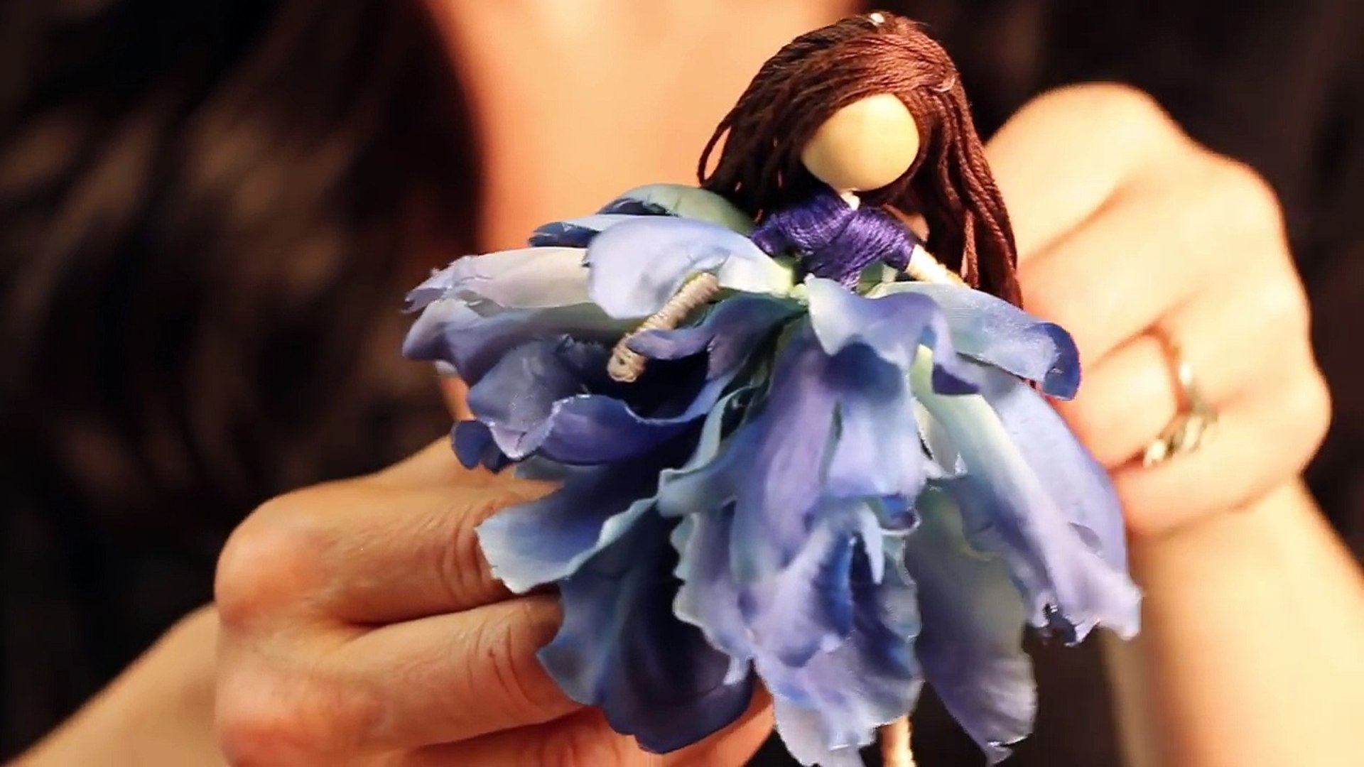 diy flower fairy dolls