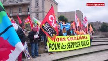 Fonction publique. Près de 350 manifestants défilent à Dinan